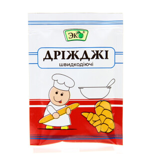 Дрожжи Эко хлебопекарские сухие активные, 11г (4820068153328)