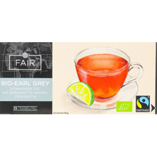 Чай чорний Westminster Earl Grey, 25шт/уп (4047247373999)