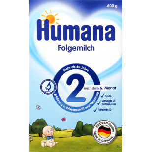 Смесь Humana 2, 600г (4031244785565)