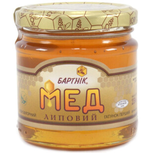 Мед Бартник натуральный липовый, 250г (4820025310047)