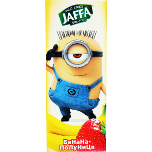 Нектар Jaffa Kinder банан-клубника, 0,2л (4820003687376)