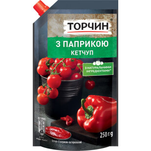Кетчуп Торчин с паприкой, 250г (4820001316124)