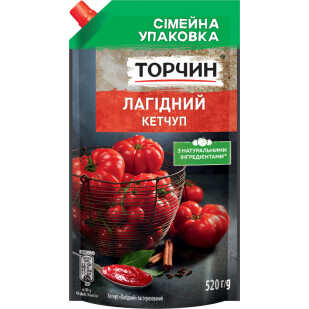 Кетчуп Торчин нежный д/п, 520г (4820001316360)