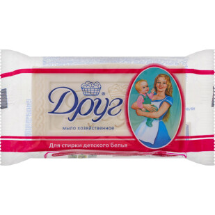 Мыло хозяйственное Друг для детского белья, 135г (4820023361140)