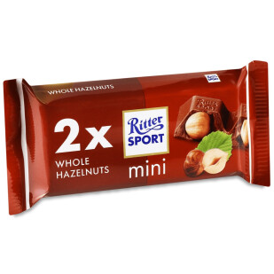 Шоколад молочный Ritter Sport Mini с лесным орехом, 33,34г (42046141)
