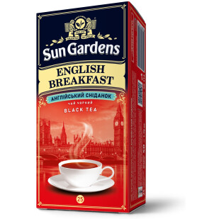 Чай черный Sun Gardens English Breakfast, 25*1,7г