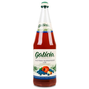 Сок Galicia яблочно-черничный прямого отжима, 1л (4820151000447)