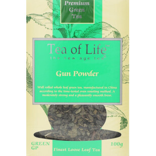 Чай зеленый Tea of Life Green Gun powder, 100г (0680275045014)