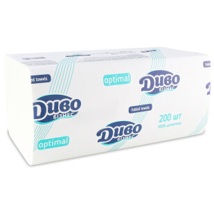 Полотенце бумажное Диво Бизнес Optimal 2слоя, 150шт (4820003837993)
