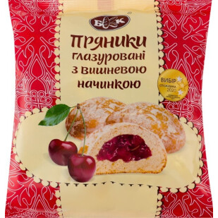 Пряники БКК с вишневой начинкой, 300г (4820199874161)