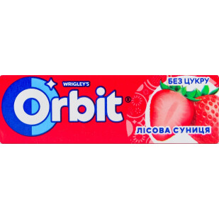 Жувальна гумка Orbit Лісова суниця, 14г (50173464)