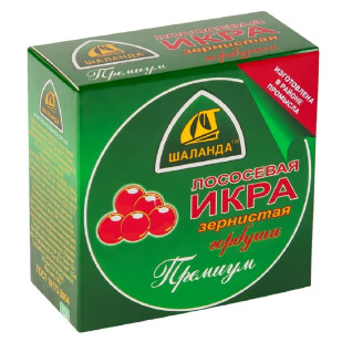 Ікра лососева Шаланда Преміум з/б, 100г (4820060010193)