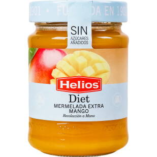 Джем Helios Diet из манго без сахара, 280г (8410095507193)