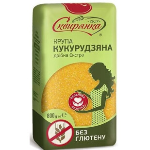 Крупа Сквирянка кукурузная без глютена экстра, 800г (4820006011444)