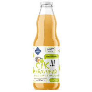 Сок Премія яблочный прямого отжима, 1л (4824034016280)