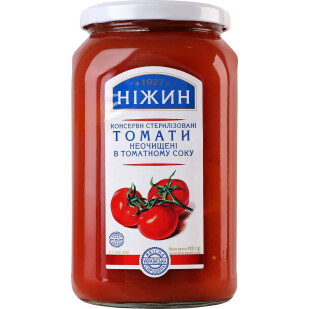 Томаты Ніжин консервированные в томатном соке, 920г (4823006801251)