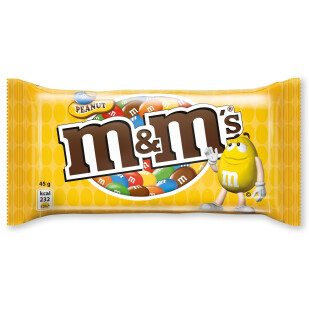 Драже M&M's с арахисом, 45г (40111445)