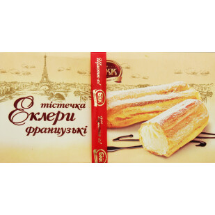 Пирожные БКК Эклер Французский, 330г (4820205870170)