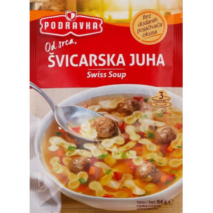 Суп Podravka м'ясний по-швейцарськи, 54г (3850104007385)