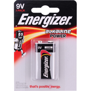 Батарейка Energizer Base (6LR61) FSB1 9V, шт (7638900297409)
