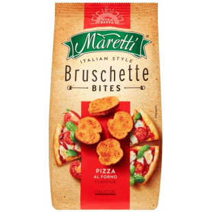 Брускетты Maretti со вкусом пиццы, 70г (3800205871255)