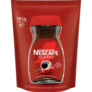 Кава розчинна Nescafe Classic, 170г (7613038758671)