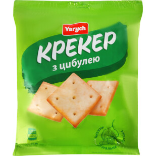 Крекер Yarych Цибулевий, 180г (4820154480215)