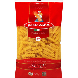 Изделия макаронные Pasta Zara Spirali, 500г (8004350130570)