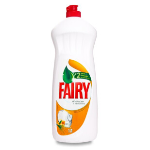 Средство для мытья посуды Fairy Plus Апельсин, 1л (5413149314191)