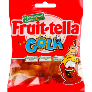 Мармелад жевательный Fruittella Cola, 90г (8000735005051)