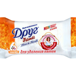 Мыло хозяйственное Друг для удаления пятен, 135г (4820023361164)