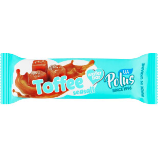 Батончик Polus Seasalt Toffee вафельный, 30г (4820204210809)
