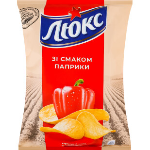 Чипсы Люкс со вкусом паприки, 105г (7622202394003)