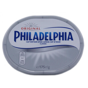 Крем-сыр Philadelphia Оригинальный, 175г (7622300315733)