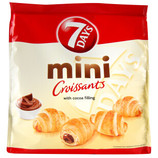 Круассаны 7 Days Mini Какао, 185г (5201360543205)