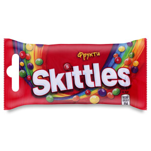 Драже Skittles оригинальный, 38г (5000159376655)
