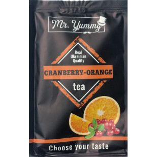 Чай концентрований Mr. Yummy зі смаком журавлина-апельсин, 50г