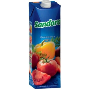 Сок Sandora овощной с мякотью, 0,95л (4823063113038)