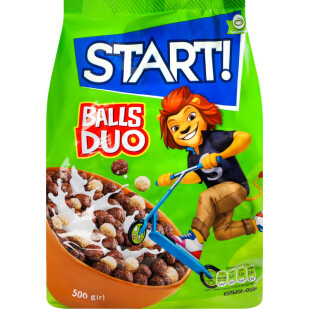 Кульки кукурудзяні Start Duo, 500г (4820008126498)