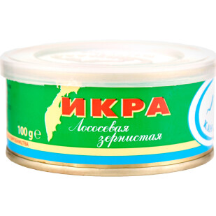 Икра лососевая Камчадал зернистая ж/б, 100г (4820154370820)