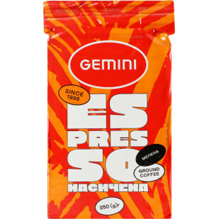 Кофе молотый Gemini Espresso, 250г (4820156430058)