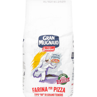 Мука пшеничная Molino Spadoni из мягких сортов для пиццы, 1кг (8002213000367)