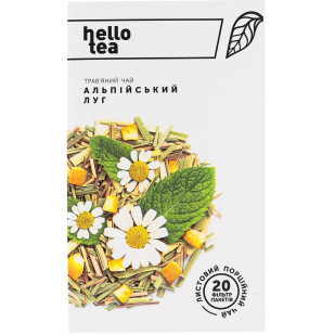 Чай трав'яний Hello Tea Альпійський луг, 20×3г/уп (4820208950060)