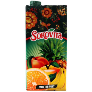 Напій соковий Соковита мультифрукт, 0,95л (4820003684146)