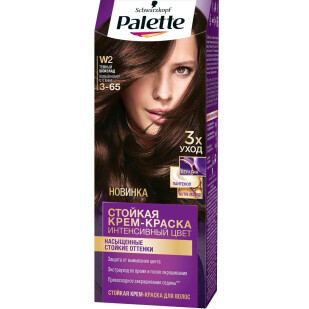 Краска для волос Palette W-2 темный шоколад, 100мл (4605966014755)