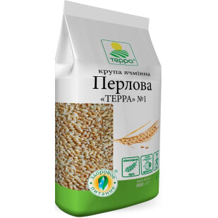 Крупа Терра ячменная перловая №1, 900г (4820015730763)