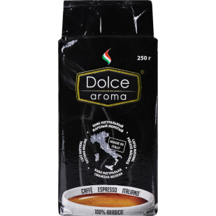 Кофе молотый Dolce Aroma 100% arabica, 250г (8019650003561)