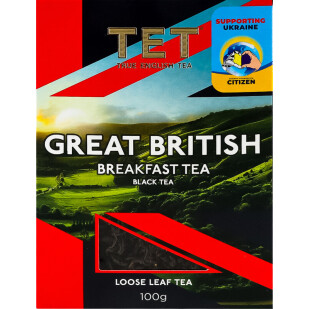 Чай черный ТЕТ Great British Breakfast Tea, 100г (5060207694131)