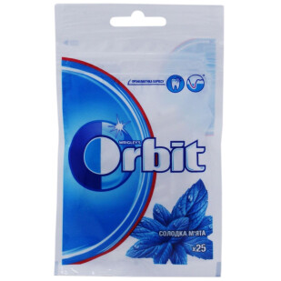 Резинка жевательная Orbit Сладкая мята, 35г (4009900363709)