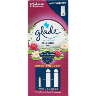 Баллон сменный аэрозольный Glade Relaxing Zen, 10мл (5000204078565)